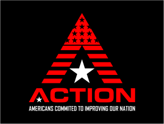 ACTION - Americans Committed To Improving Our Nation logo design by cintoko