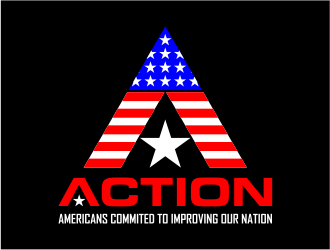 ACTION - Americans Committed To Improving Our Nation logo design by cintoko