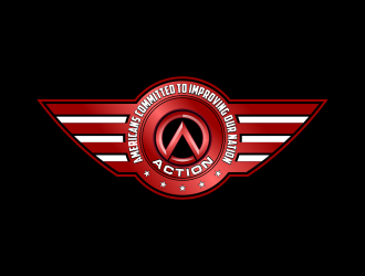 ACTION - Americans Committed To Improving Our Nation logo design by Kruger