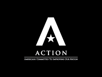 ACTION - Americans Committed To Improving Our Nation logo design by serdadu