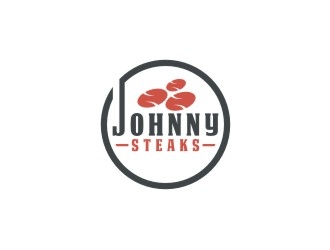 JOHNNY STEAKS  logo design by bricton
