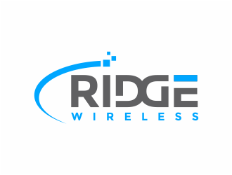 Ridge Wireless logo design by mutafailan