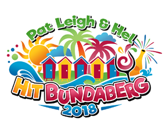 Pat Leigh and Hel hit Bundaberg 2018 logo design by ingepro