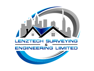 Lenztech Surveying and Engineering Limited logo design by done
