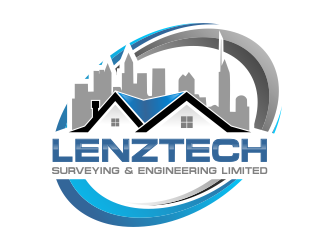 Lenztech Surveying and Engineering Limited logo design by done