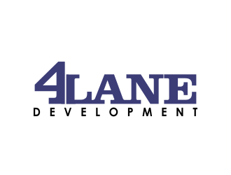 4 Lane Development logo design by perf8symmetry