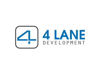 4 Lane Development logo design by shernievz