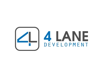 4 Lane Development logo design by shernievz