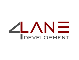 4 Lane Development logo design by serprimero