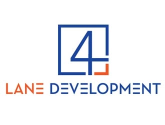4 Lane Development logo design by logoguy