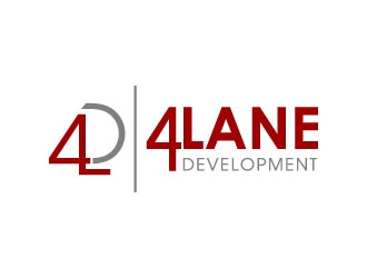 4 Lane Development logo design by daywalker