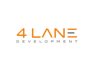 4 Lane Development logo design by Greenlight
