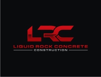 Liquid rock concrete construction  logo design by Franky.