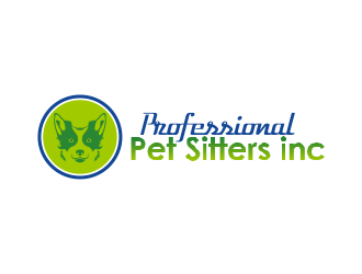 Professional Pet Sitters inc logo design by meliodas
