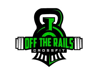 Off the Rails CrossFit logo design by daywalker