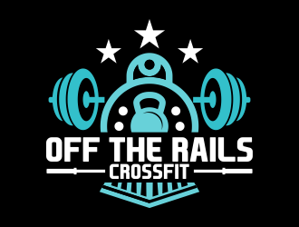 Off the Rails CrossFit logo design by done