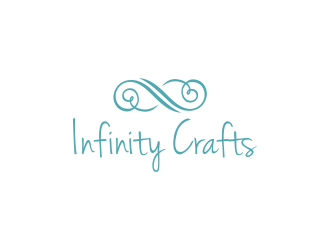 Infintiy Crafts logo design by oke2angconcept