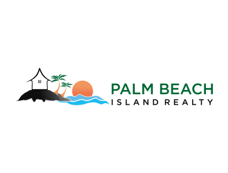 Palm Beach Island Realty logo design by savana