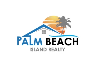 Palm Beach Island Realty logo design by STTHERESE