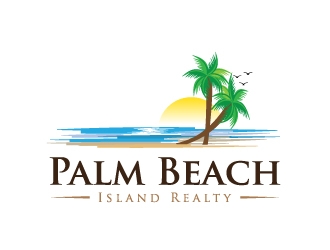 Palm Beach Island Realty logo design by zakdesign700