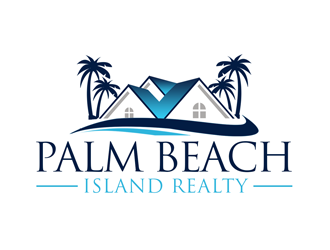 Palm Beach Island Realty logo design by kunejo