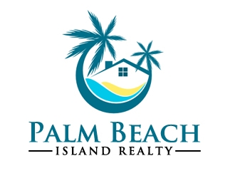 Palm Beach Island Realty logo design by samueljho