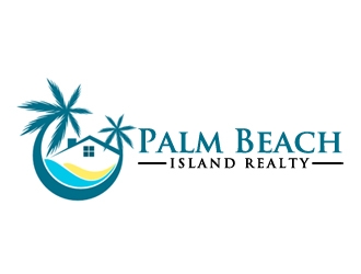 Palm Beach Island Realty logo design by samueljho