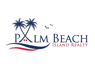 Palm Beach Island Realty logo design by gilkkj