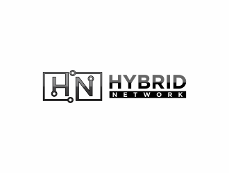 Hybrid Network logo design by haidar