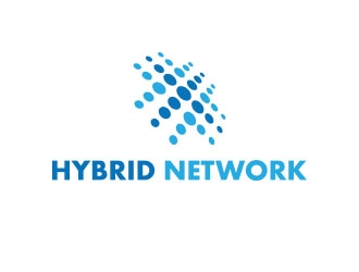 Hybrid Network logo design by emyjeckson