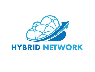 Hybrid Network logo design by emyjeckson