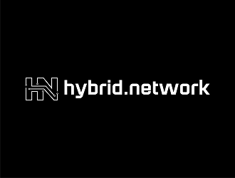Hybrid Network logo design by Republik