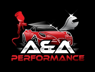 A&A Performance logo design by MAXR