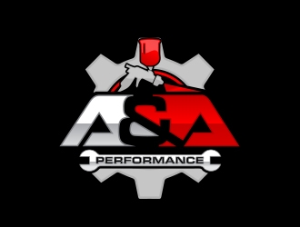 A&A Performance logo design by MarkindDesign