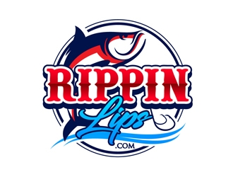 Rippin Lips.com logo design by DreamLogoDesign