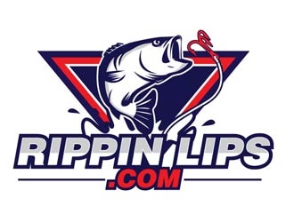 Rippin Lips.com logo design by logoguy