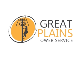 Great Plains Tower Service  logo design by uttam