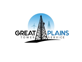 Great Plains Tower Service  logo design by fantastic4