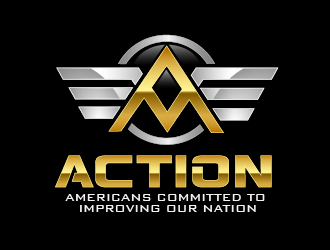ACTION - Americans Committed To Improving Our Nation logo design by THOR_
