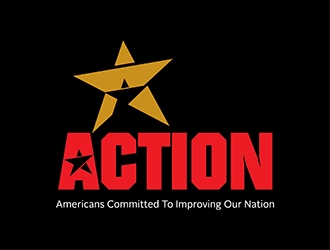 ACTION - Americans Committed To Improving Our Nation logo design by Leivong