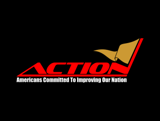 ACTION - Americans Committed To Improving Our Nation logo design by rykos