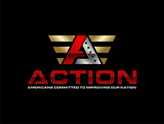ACTION - Americans Committed To Improving Our Nation logo design by Republik
