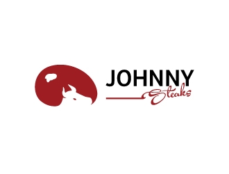 JOHNNY STEAKS  logo design by artbitin