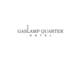 Gaslamp Quarter Hotel  logo design by oke2angconcept