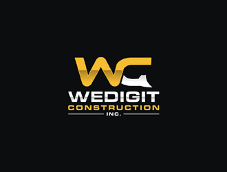 Wedigit Construction Inc. logo design by ndaru