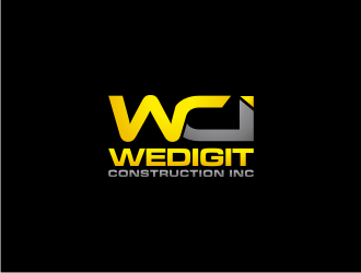 Wedigit Construction Inc. logo design by dewipadi