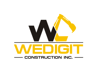 Wedigit Construction Inc. logo design by iltizam