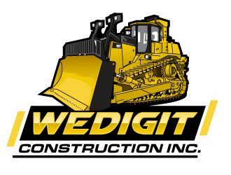 Wedigit Construction Inc. logo design by scriotx