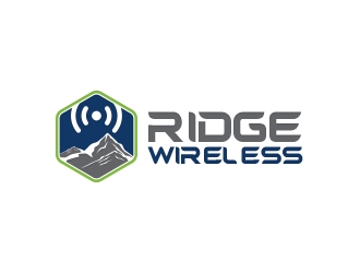 Ridge Wireless logo design by lbdesigns