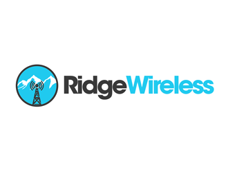 Ridge Wireless logo design by kunejo